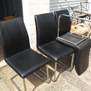 4 Black Chairs